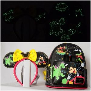 Disneyland Electrical Parade 50th anniversary glow in the dark LF bag and ears